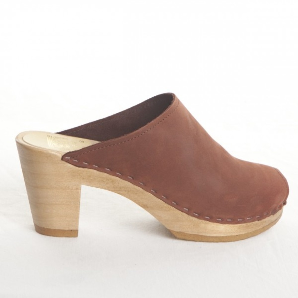 Sven Peep Toe High Clog--NIB!